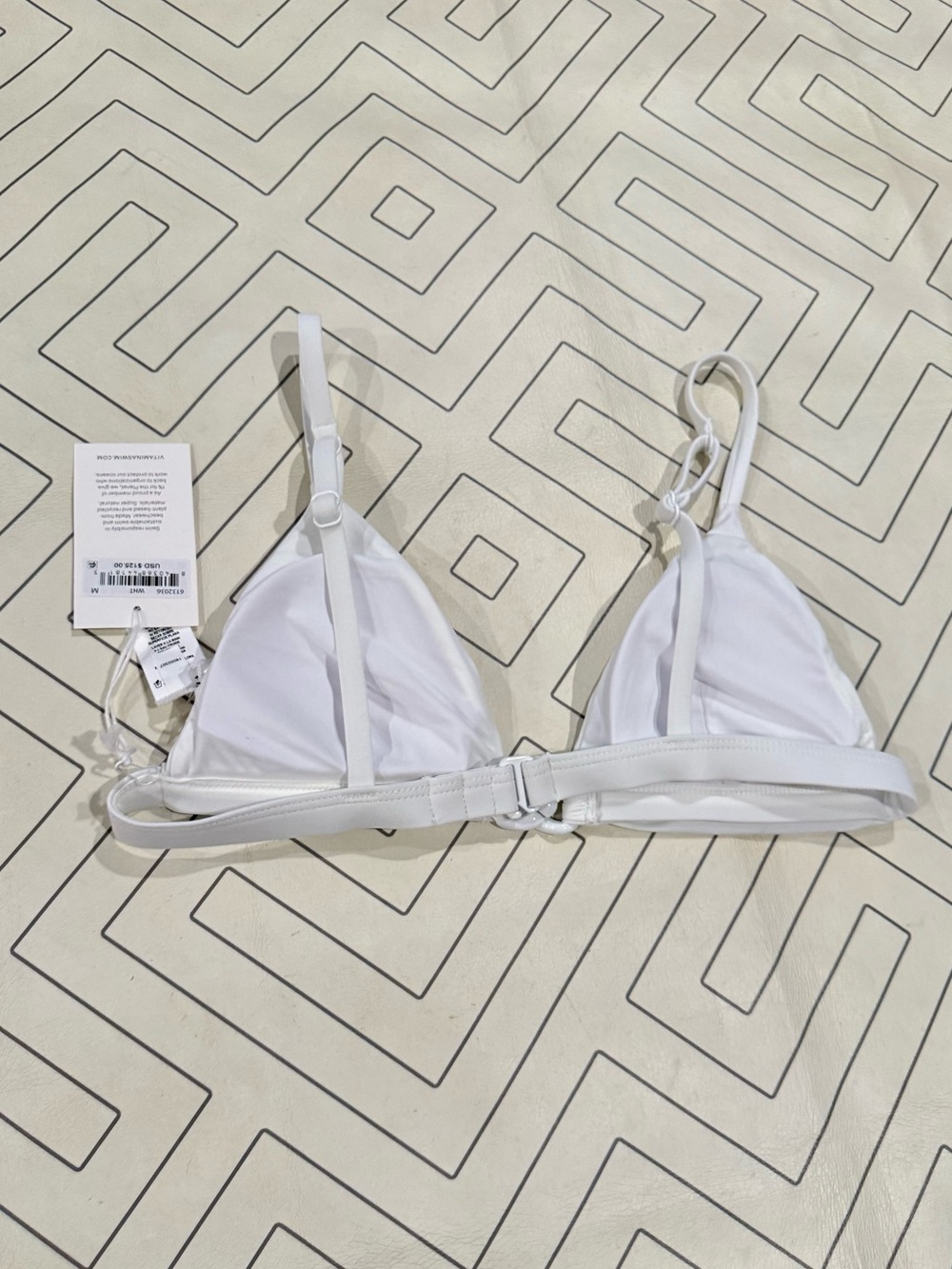 NWT Vitamin A White Swim Top - Picture 9 of 13